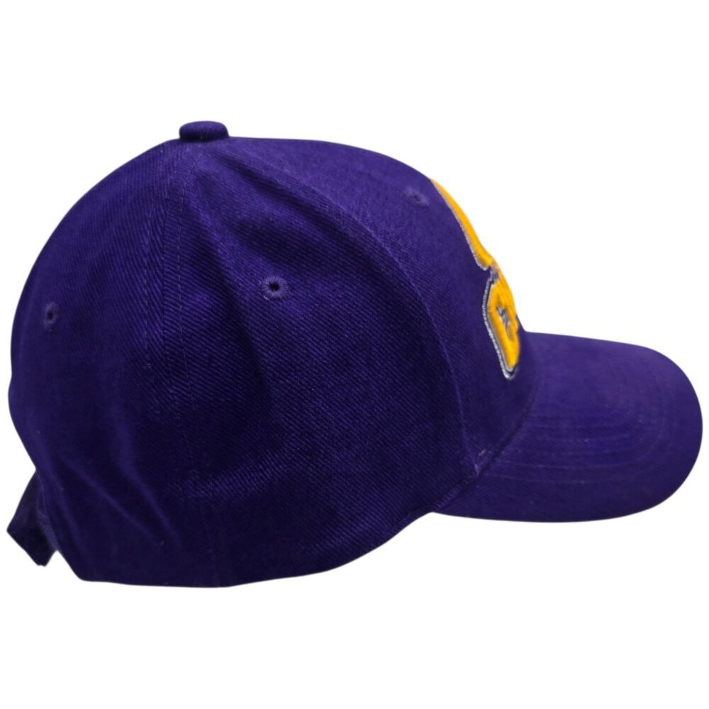 LSU 3-Time National Champions Adjustable Purple Baseball Cap Vintage Look - Picture 7 of 14